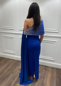 ”Paisley” Dress In Royal