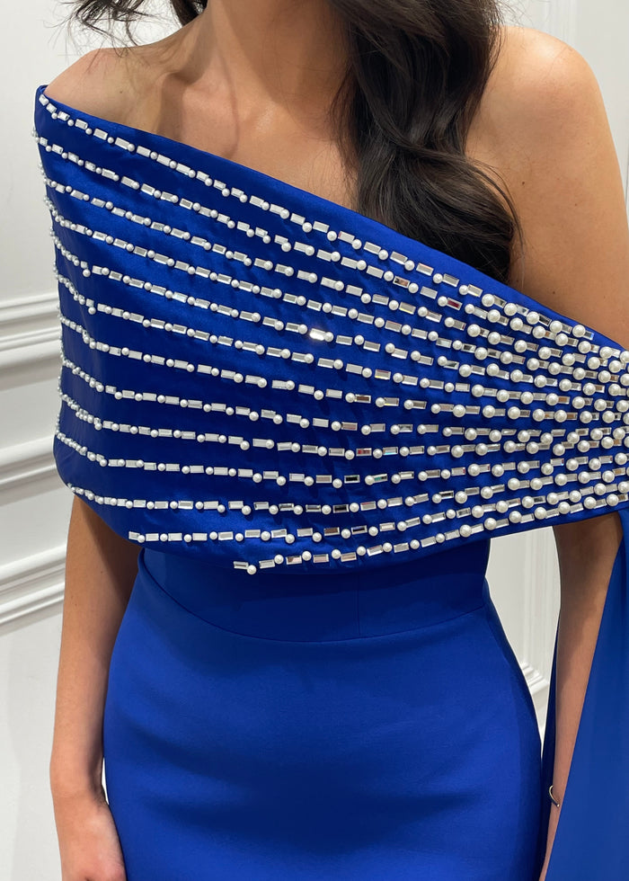 ”Paisley” Dress In Royal