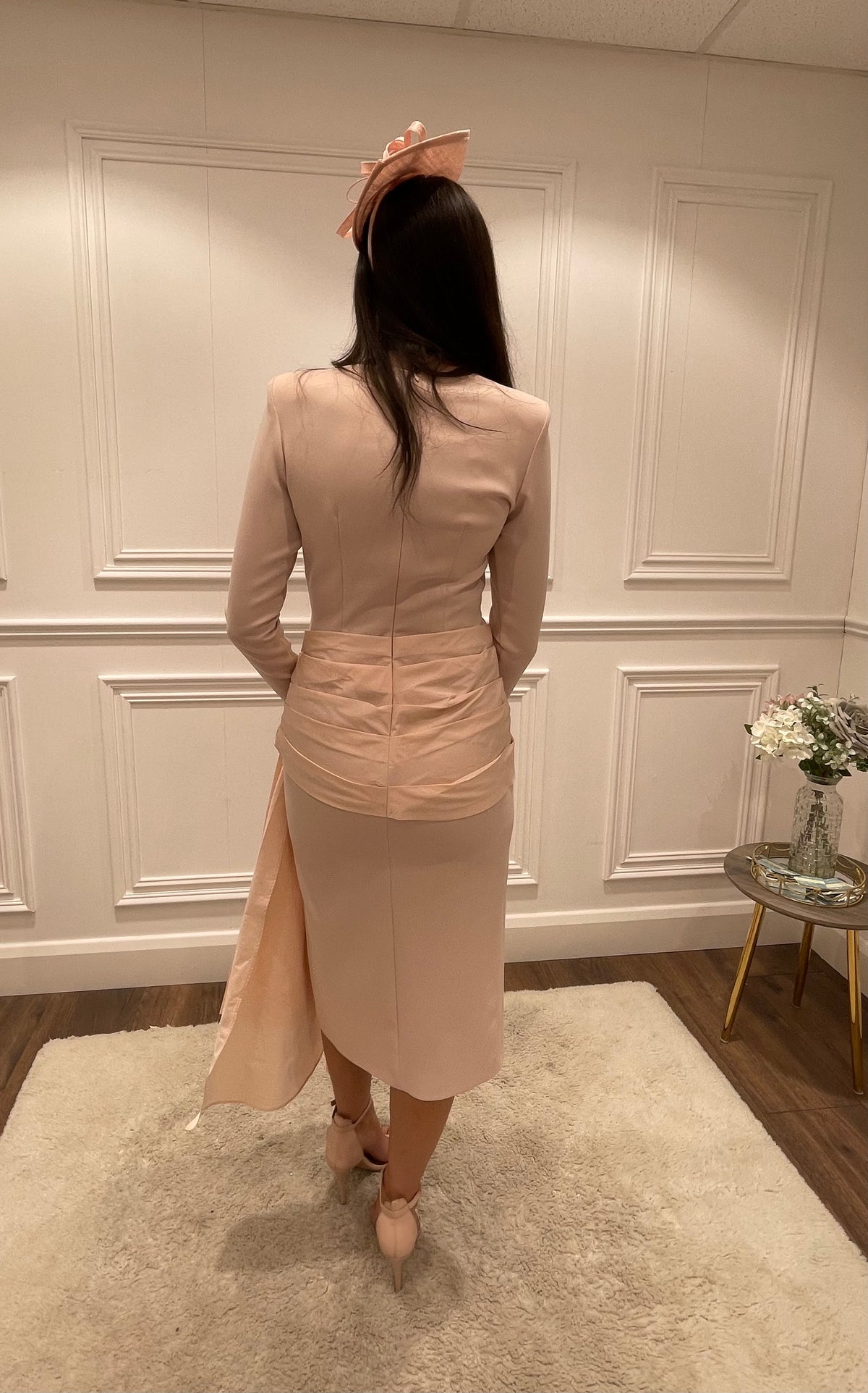 “Camilla” Dress in Blush