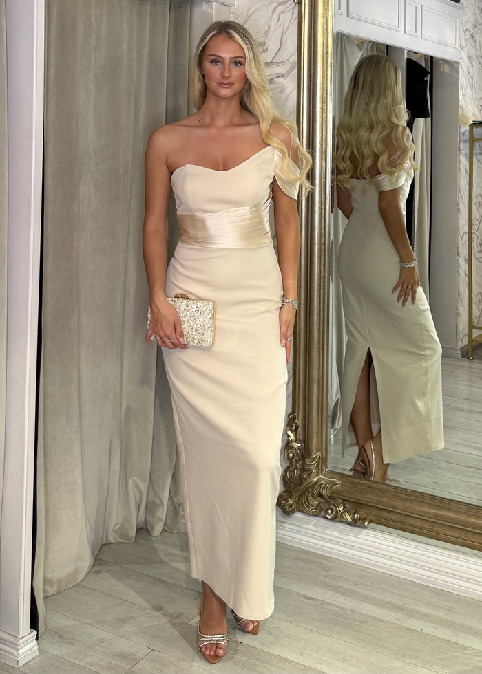 “Lennox” Dress In Champagne