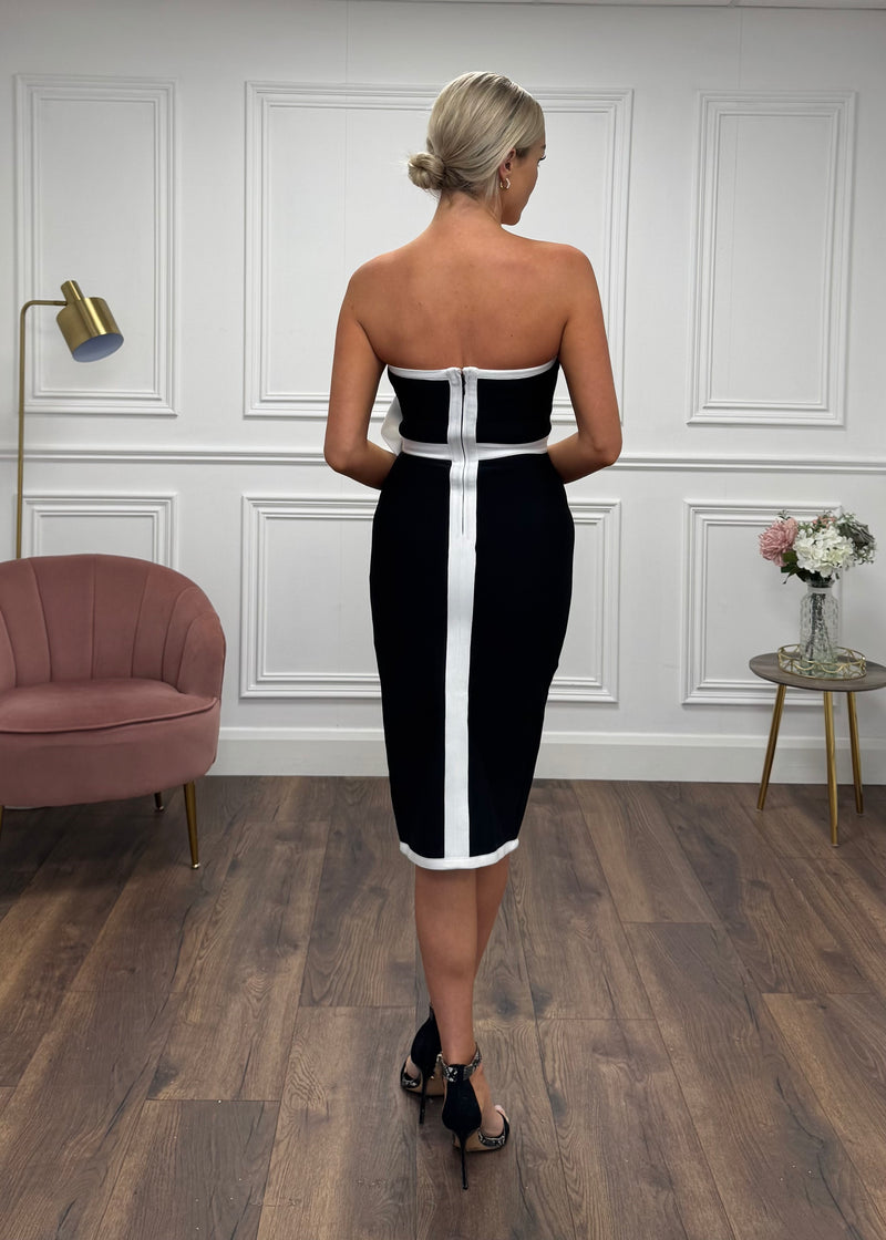 "Indie" Dress In Monochrome