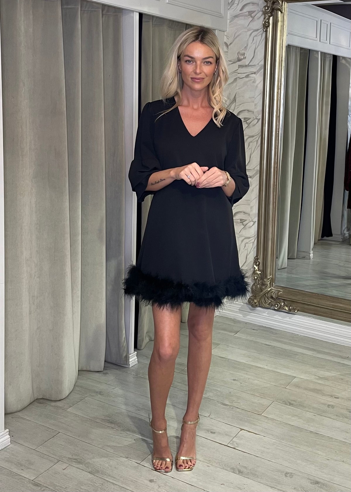 “Elliana" Dress In Black