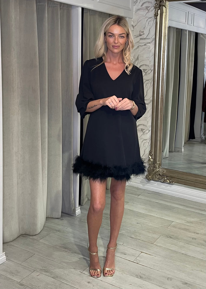 “Elliana" Dress In Black