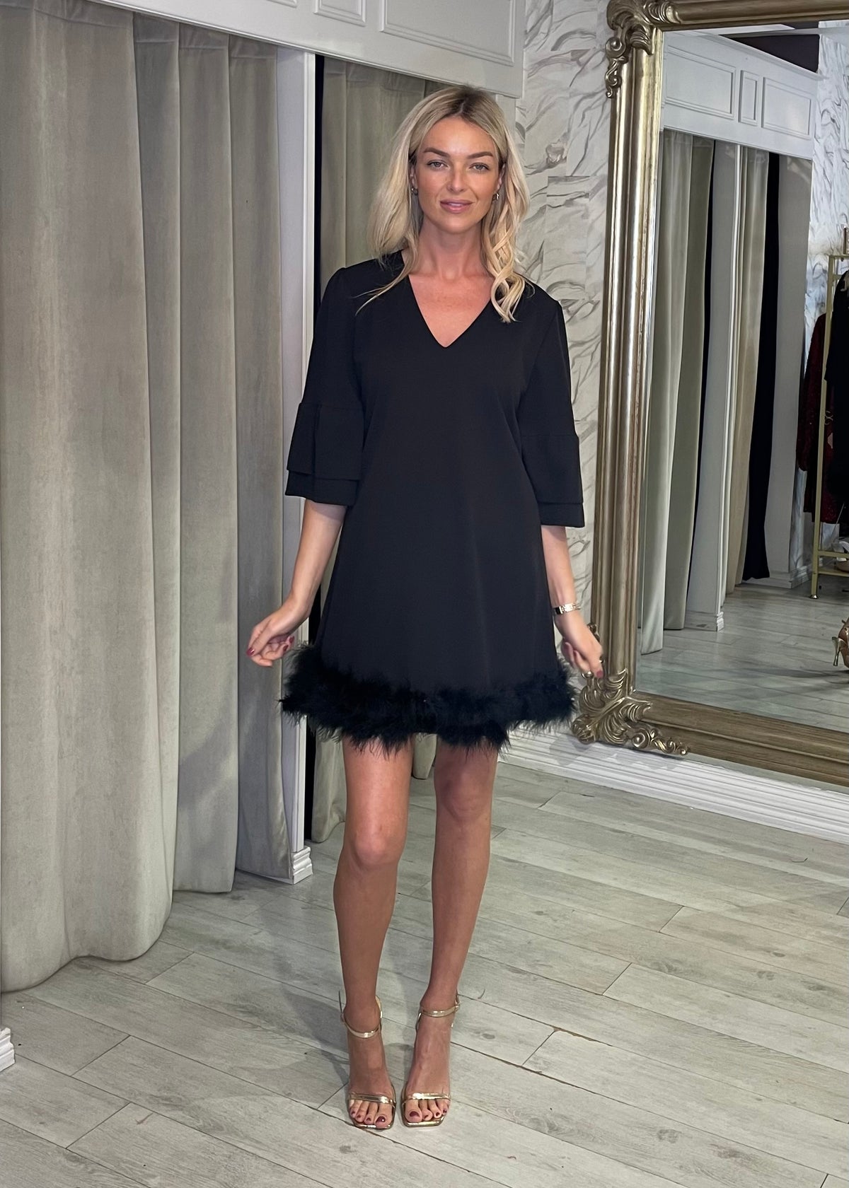 “Elliana" Dress In Black