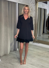 “Elliana" Dress In Black