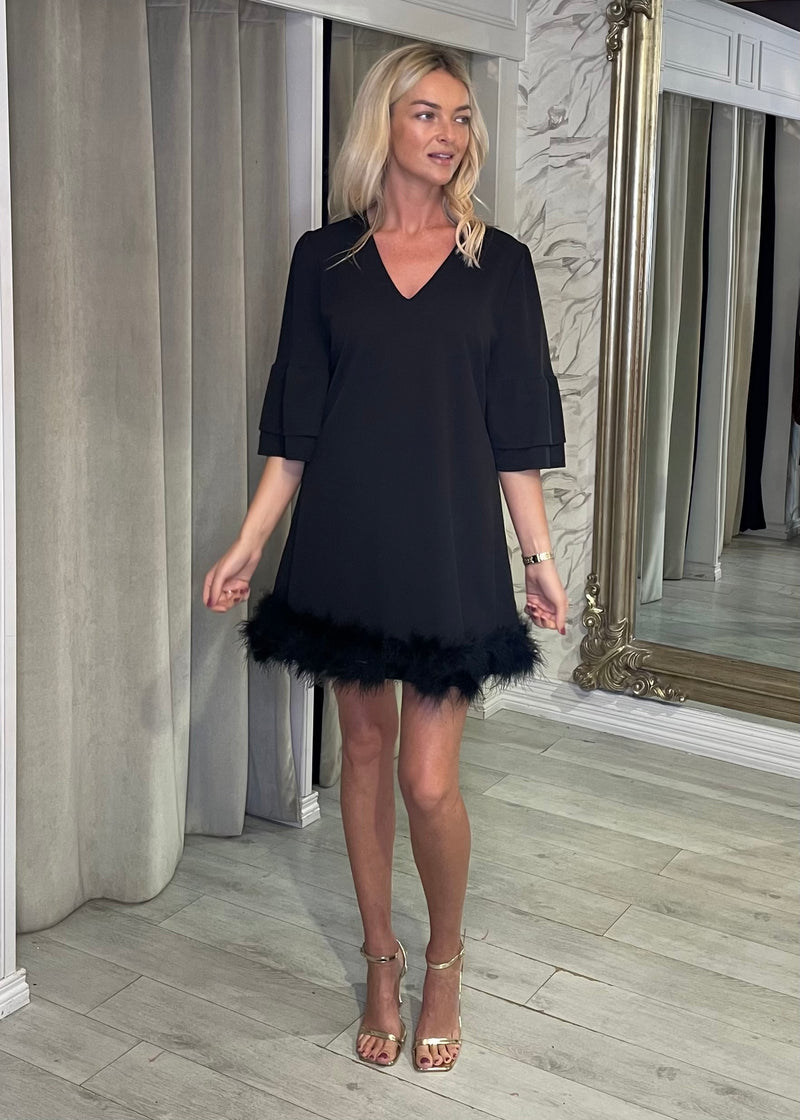 “Elliana" Dress In Black