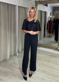 “Críoa" Jumpsuit In Black