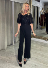 “Críoa" Jumpsuit In Black