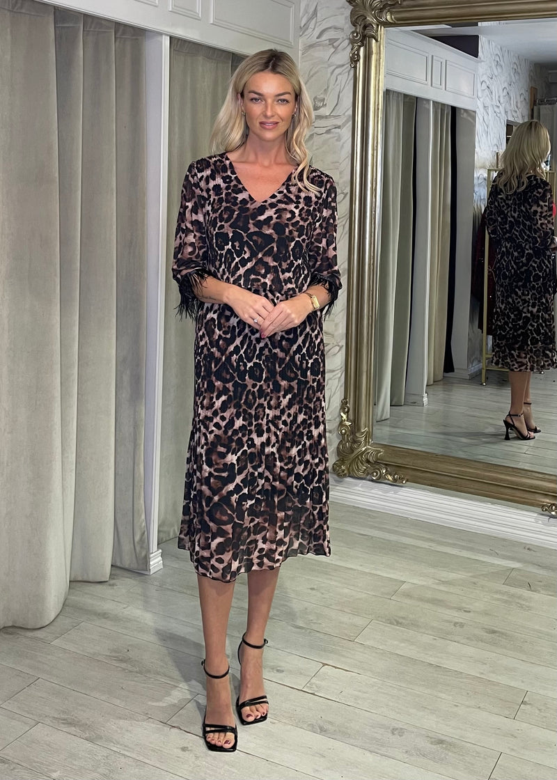 “Tamara” Dress In Leopard Print