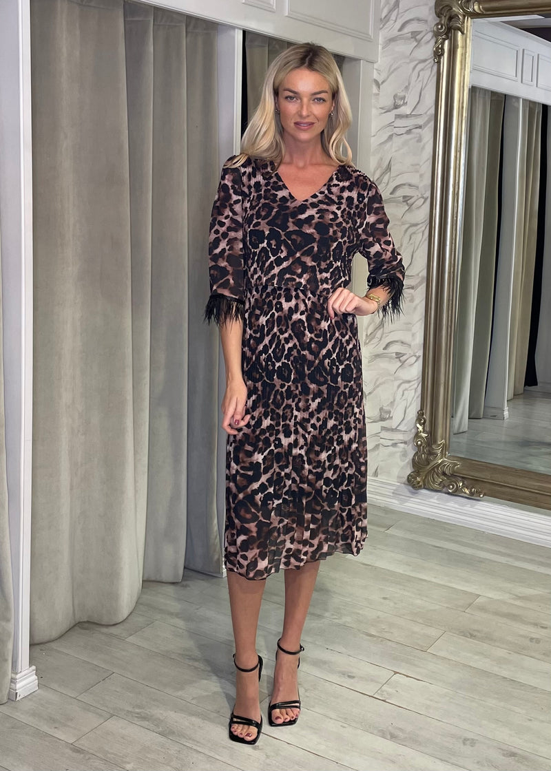 “Tamara” Dress In Leopard Print
