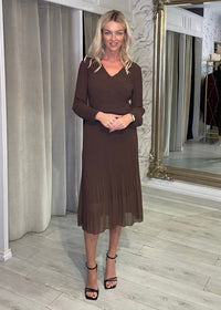 “Allison” Dress In Brown