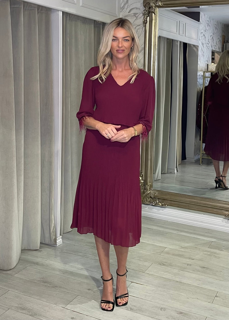 “Emerson” Dress In Mulberry