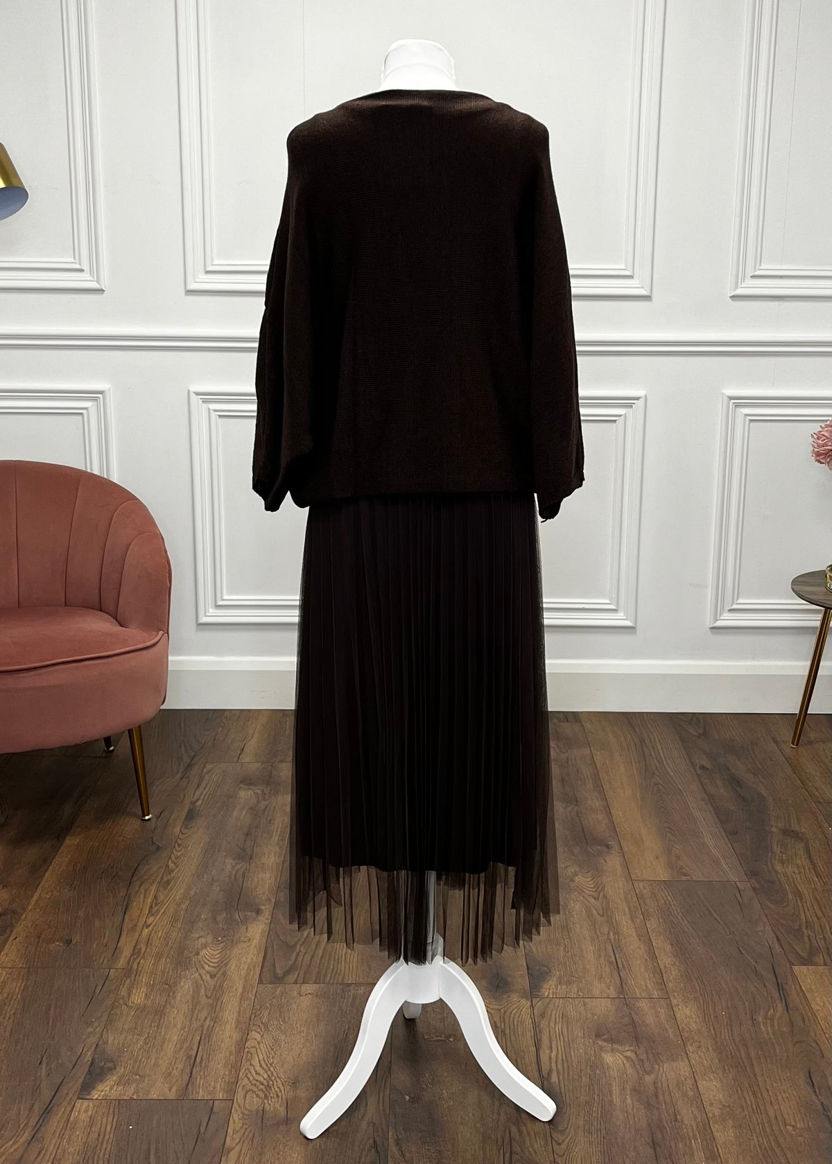"Corey" Dress In Brown