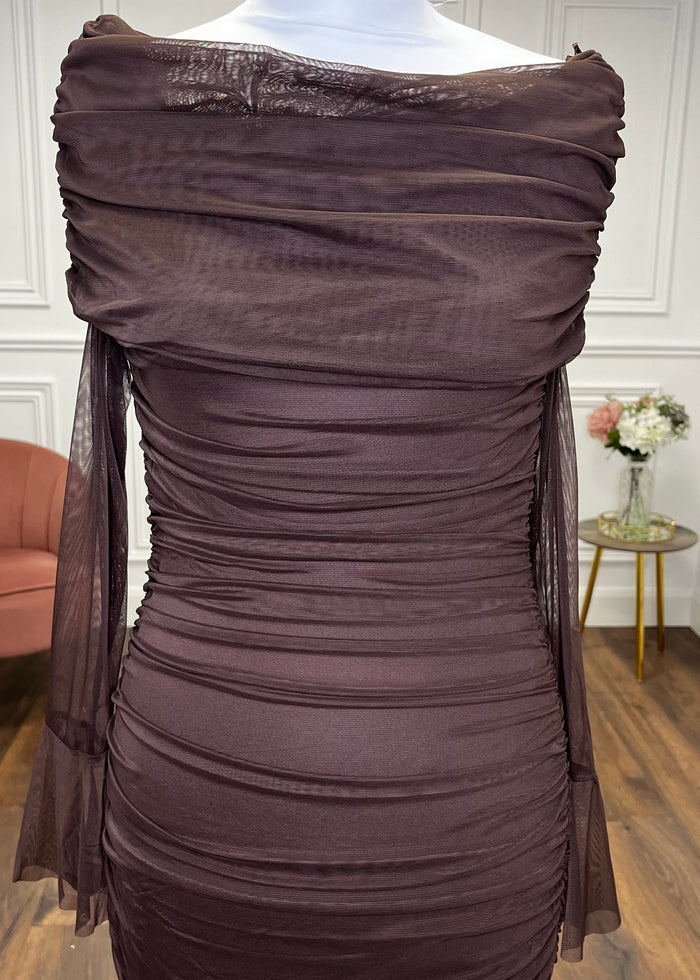 "Ayla" Dress In Brown