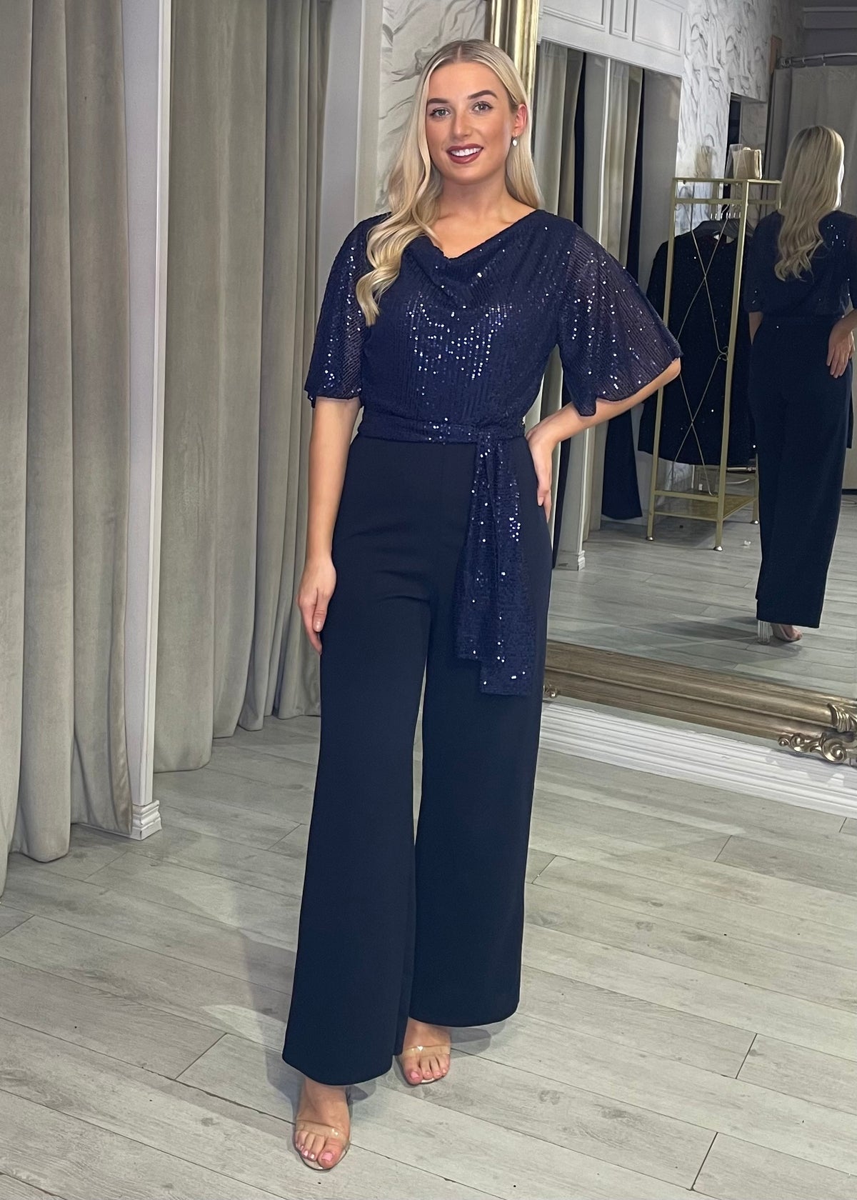 "Críoa" Jumpsuit In Navy