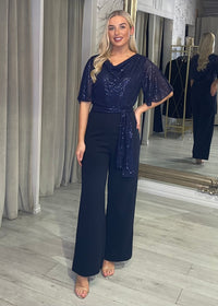 "Críoa" Jumpsuit In Navy