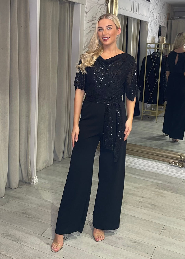 “Críoa" Jumpsuit In Black