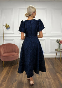 "Priya" Dress In Navy