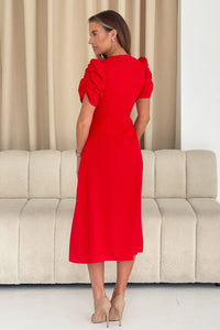 “Aileen” Dress In Red