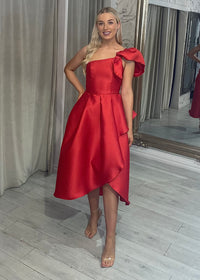 “Dana” Dress In Red