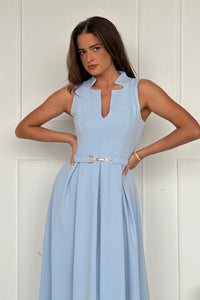 “Ameya” Dress In Sky Blue