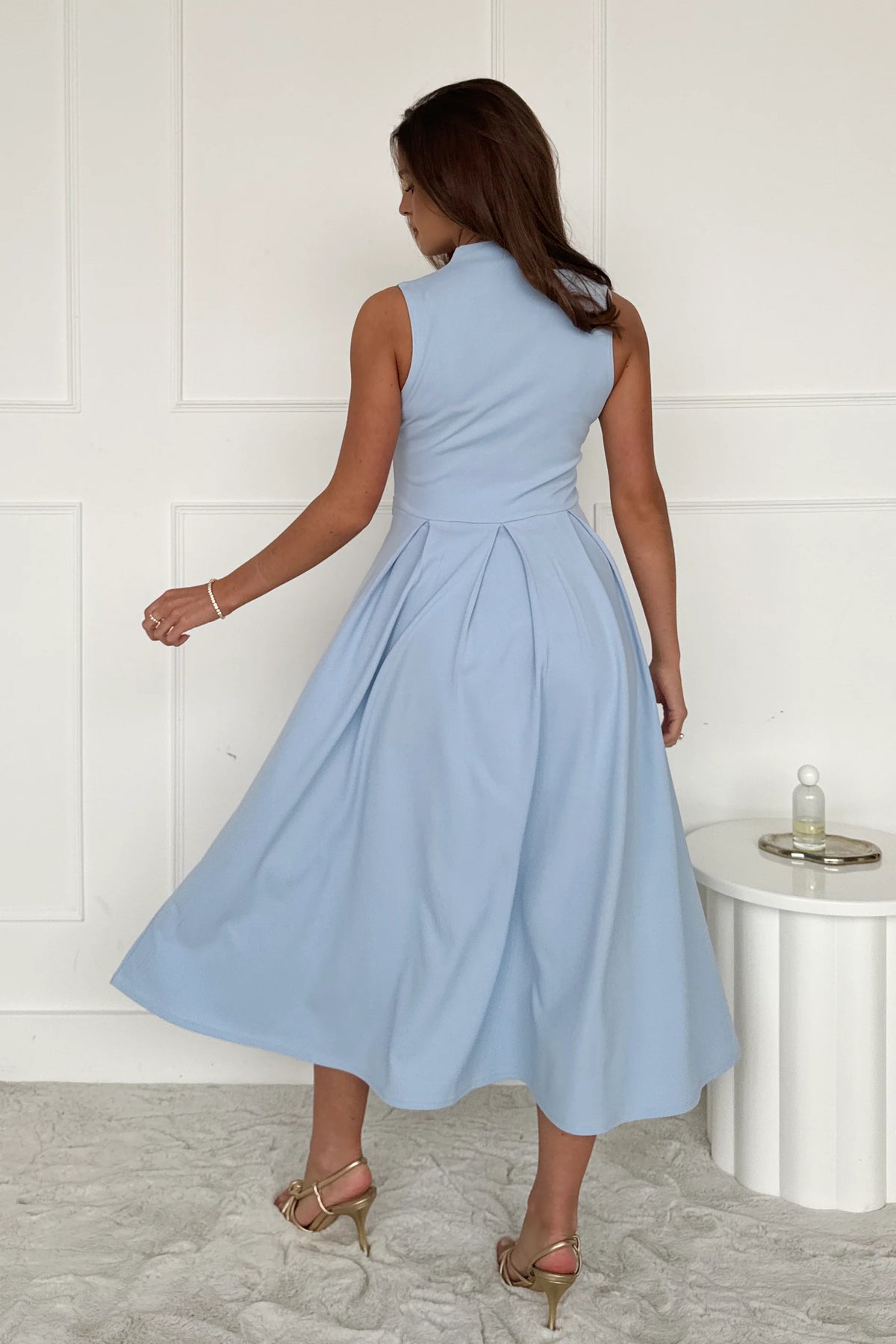 “Ameya” Dress In Sky Blue