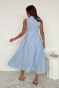 “Ameya” Dress In Sky Blue