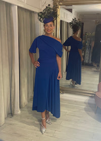 “Francesca” Dress In Royal