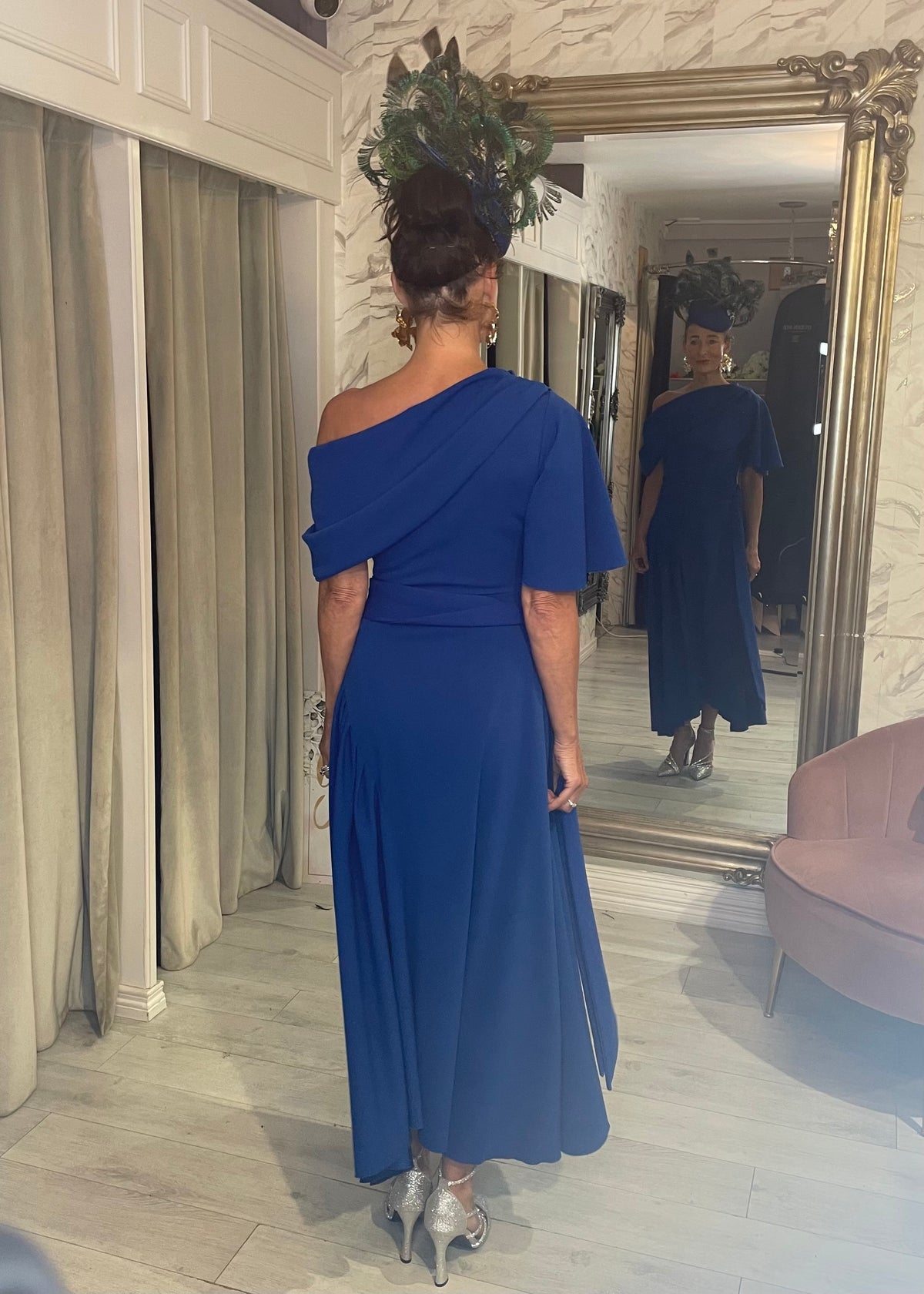 “Francesca” Dress In Royal