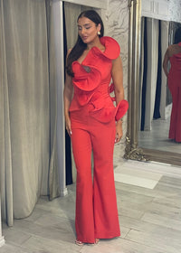 “Ashley” Two Piece in Coral