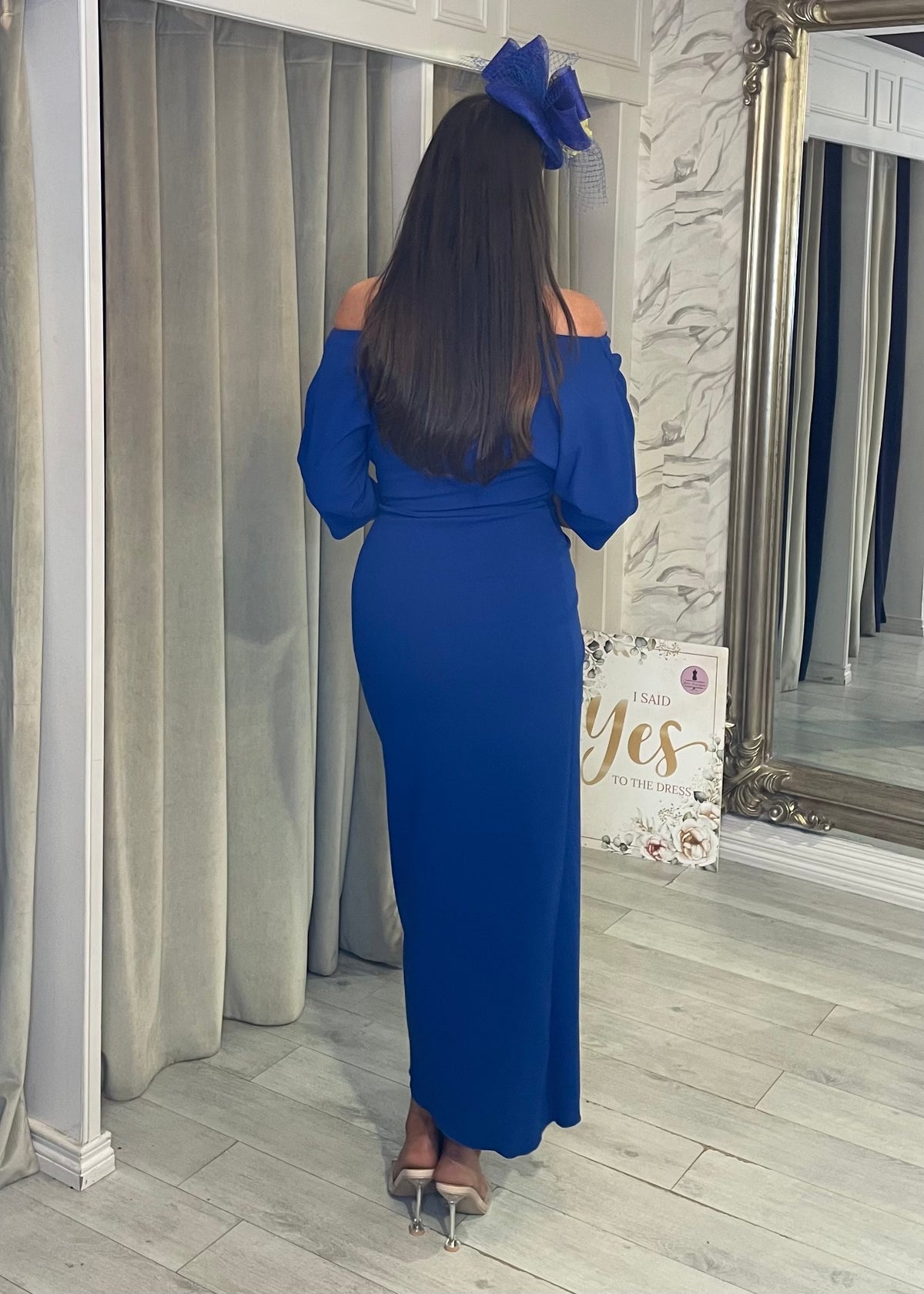 “Elsa” Dress In Royal Blue