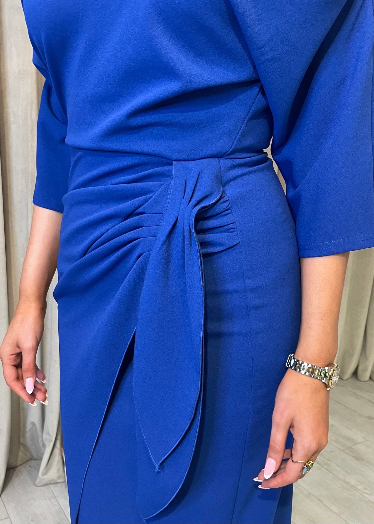 “Elsa” Dress In Royal Blue