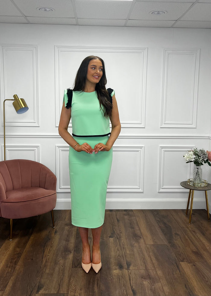 “Isla” Dress In Mint Green