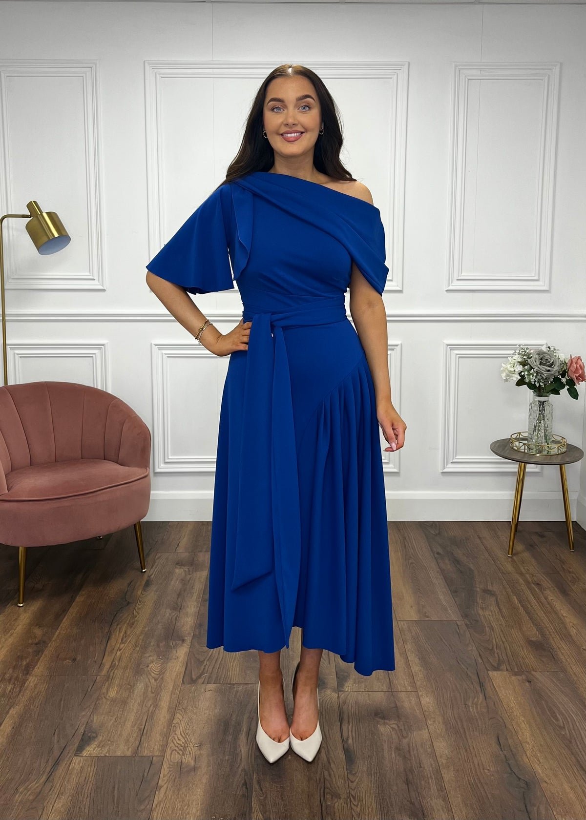“Francesca” Dress In Royal