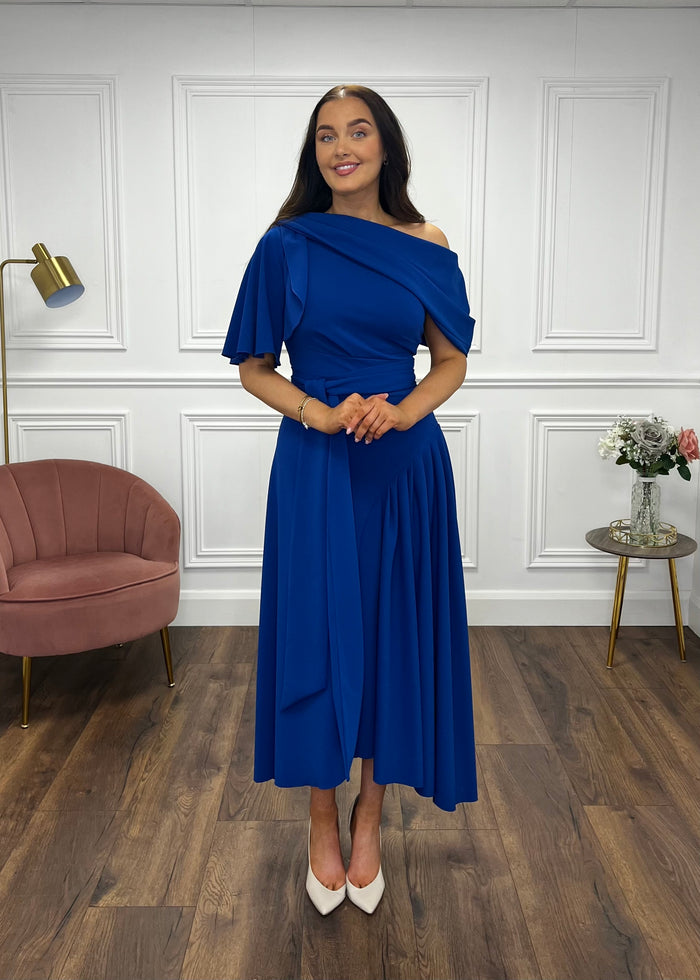 “Francesca” Dress In Royal