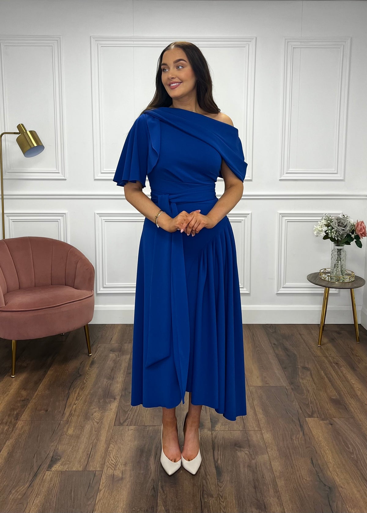“Francesca” Dress In Royal