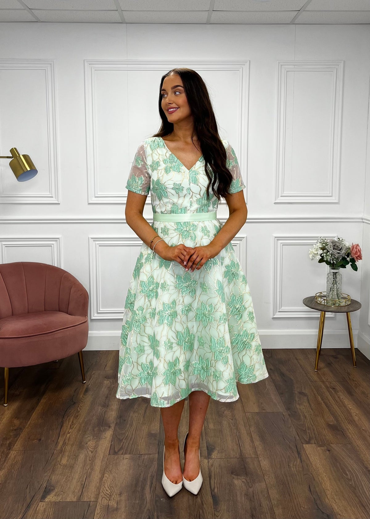 “Hollie” Dress In Green