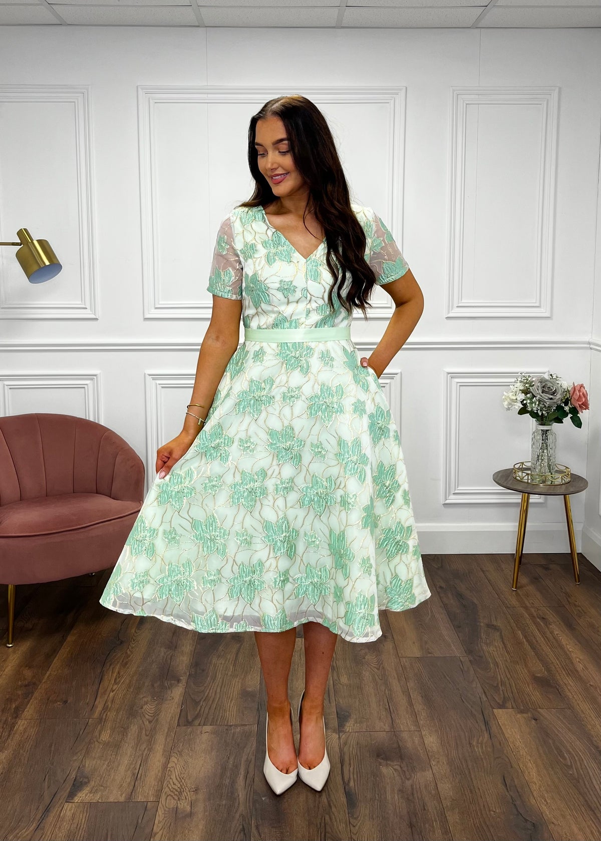 “Hollie” Dress In Green