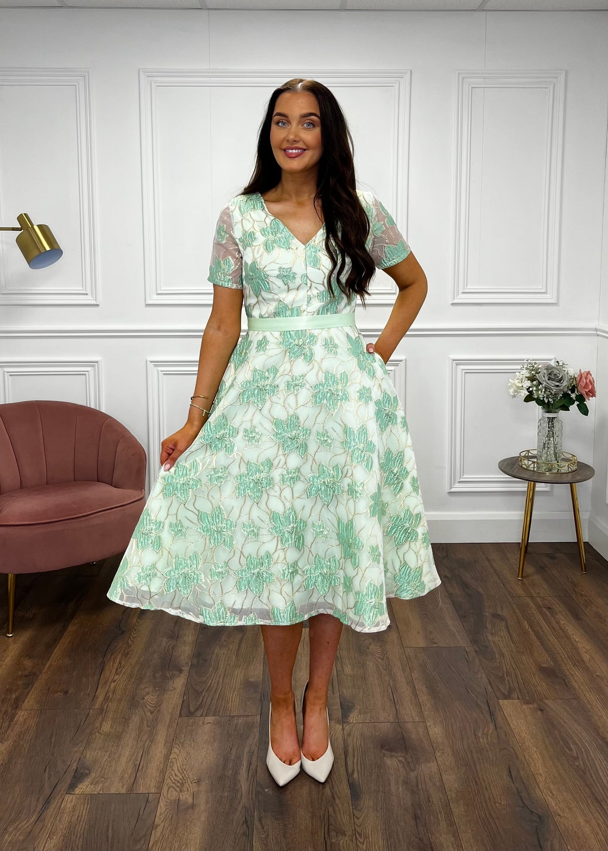 “Hollie” Dress In Green