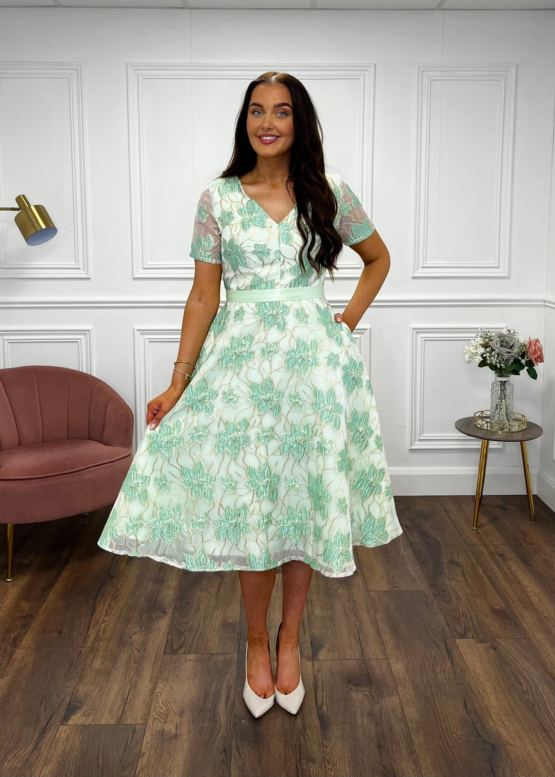 “Hollie” Dress In Green