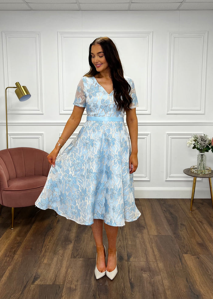 “Hollie” Dress In Blue