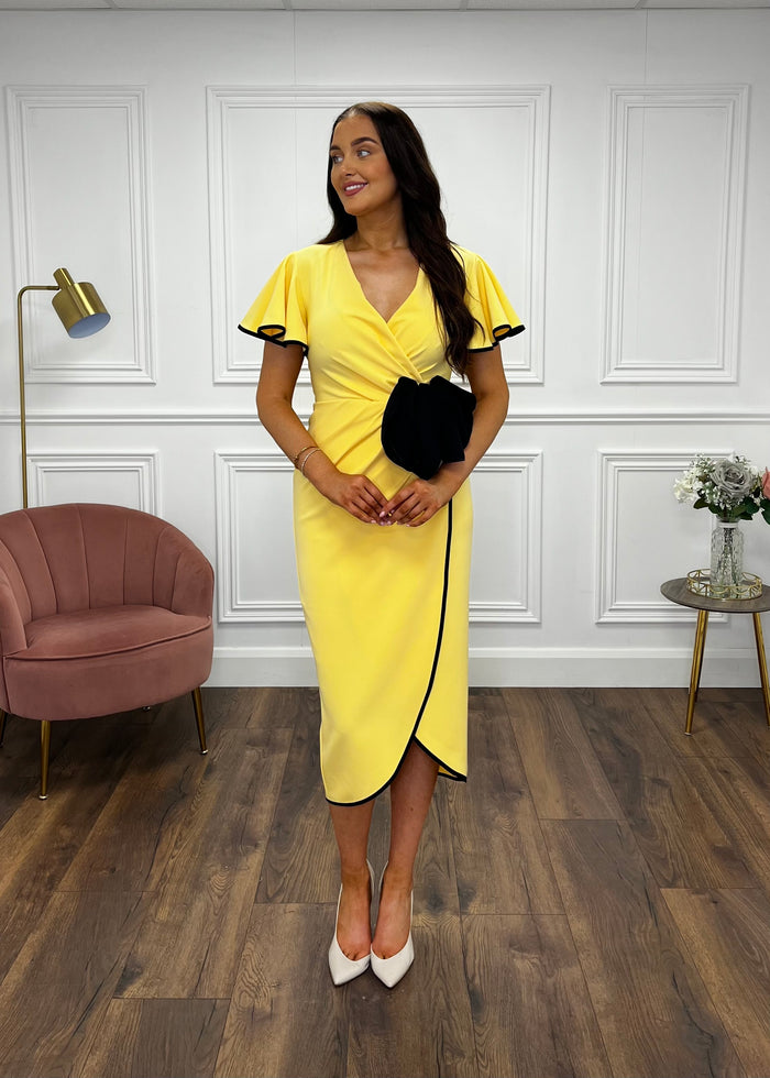 “Larissa” Dress In Yellow
