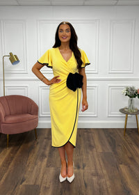 “Larissa” Dress In Yellow