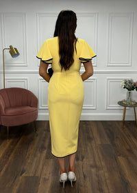 “Larissa” Dress In Yellow