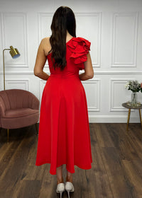 “Penelope” Dress In Red