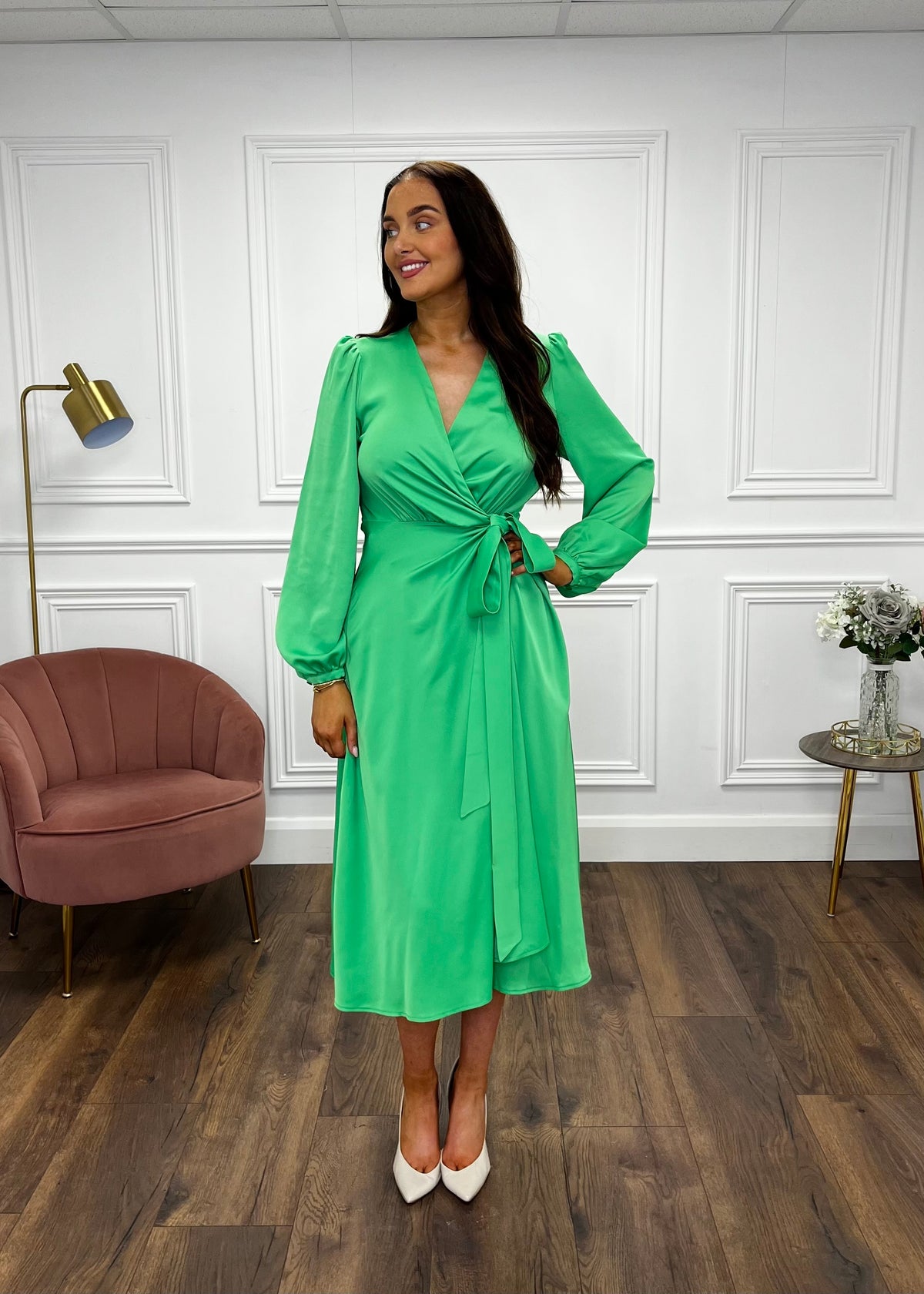 "Eliza" Dress In Green