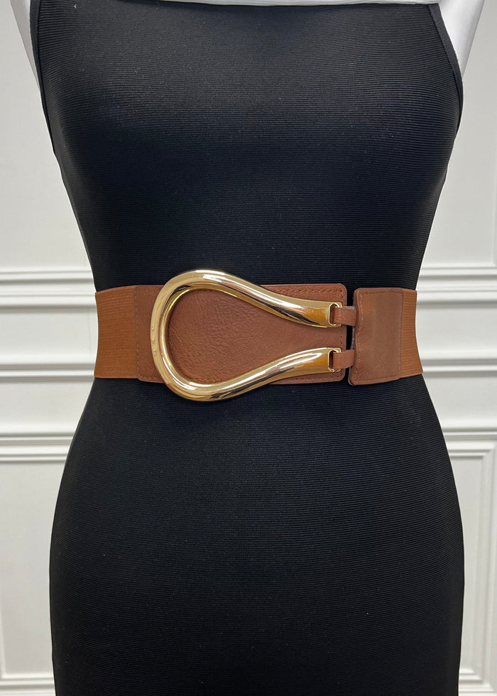 “Zola” Belt In Tan