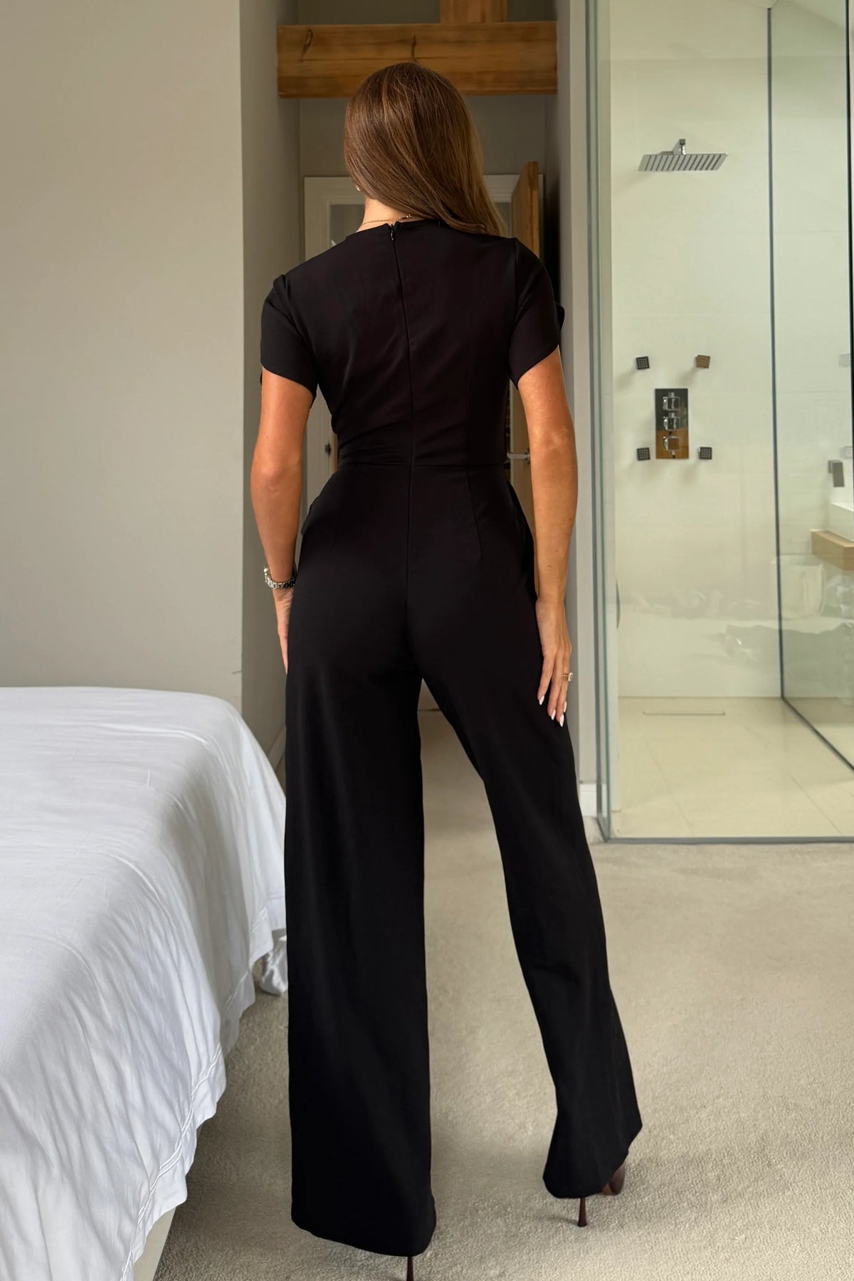 “Bridget” Jumpsuit In Black