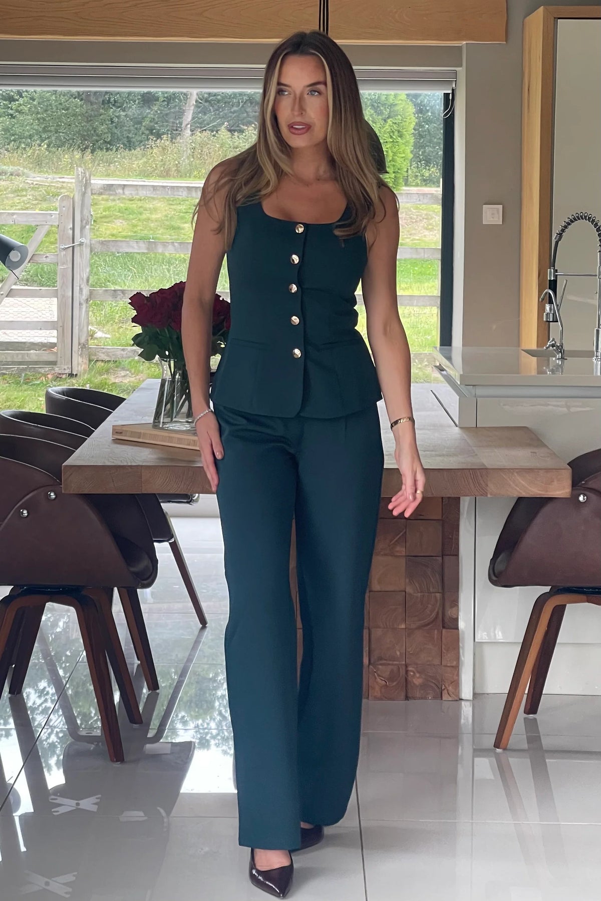 “Jamie” Two Piece In Green