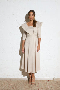 "Cleo" Dress In Cream
